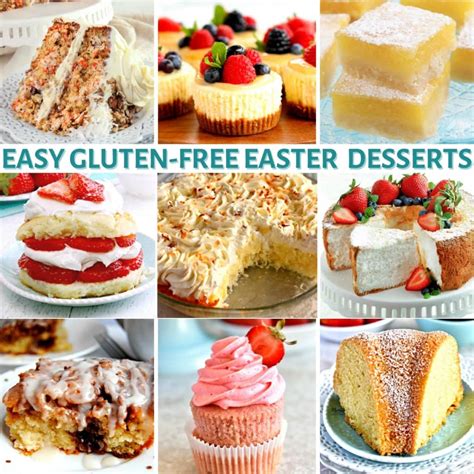 easy gluten free easter desserts